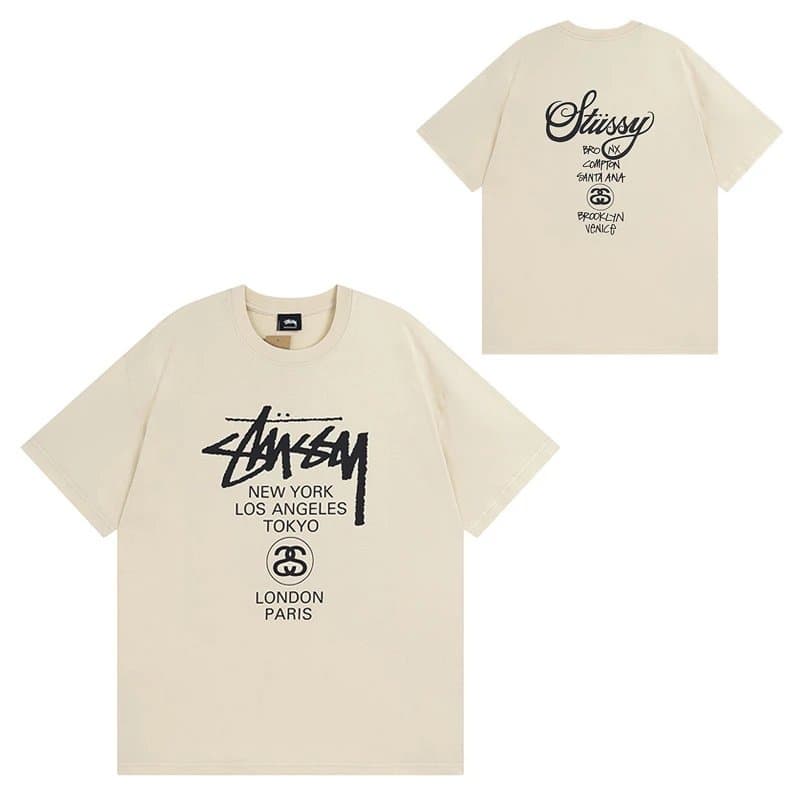 Stüssy Graphic Tee World Cities