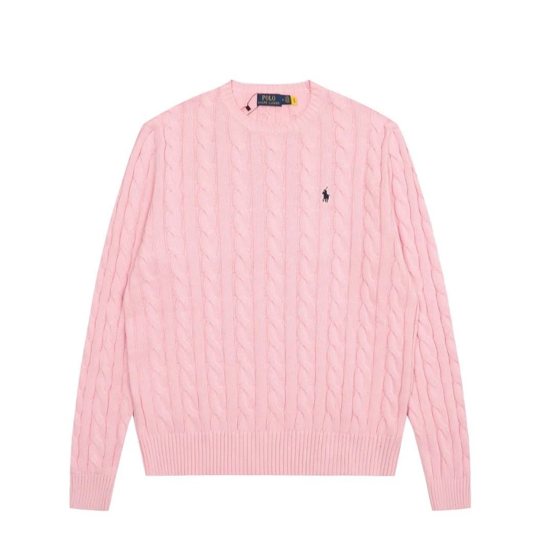Polo Ralph Lauren Cable Knit Sweater Classic Fit — 粉色DS012