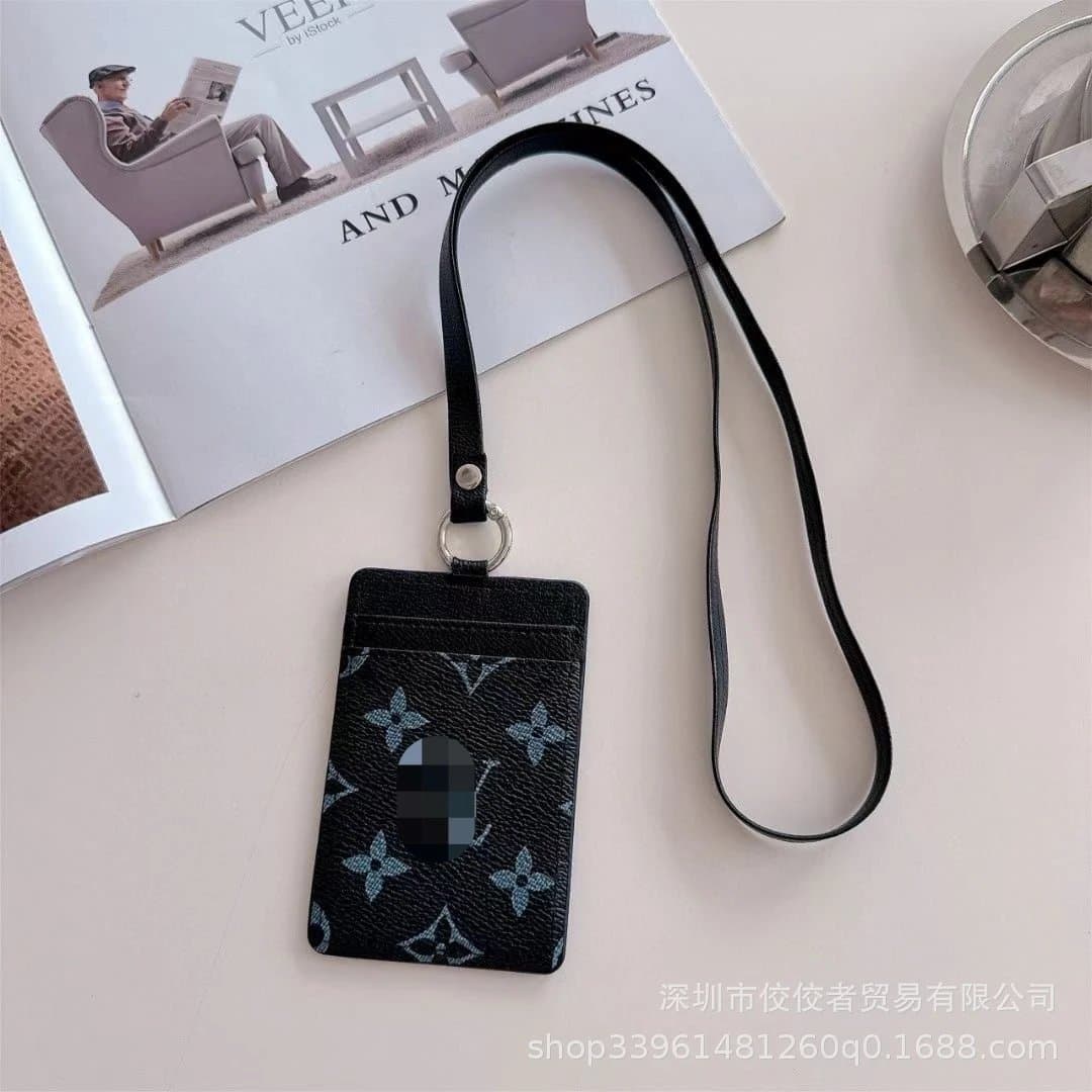Louis Vuitton Cardholder Lanyard Monogram Eclipse