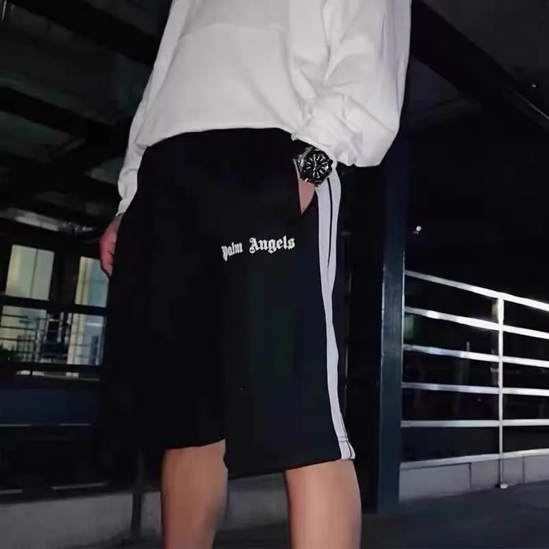 Palm Angels Track Jacket Racing Stripe — 4506短裤黑色