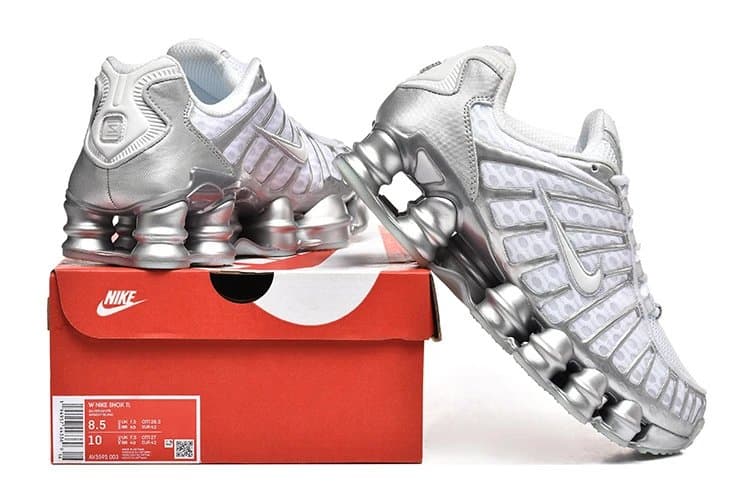 Nike Shox NZ Metallic Silver — 6