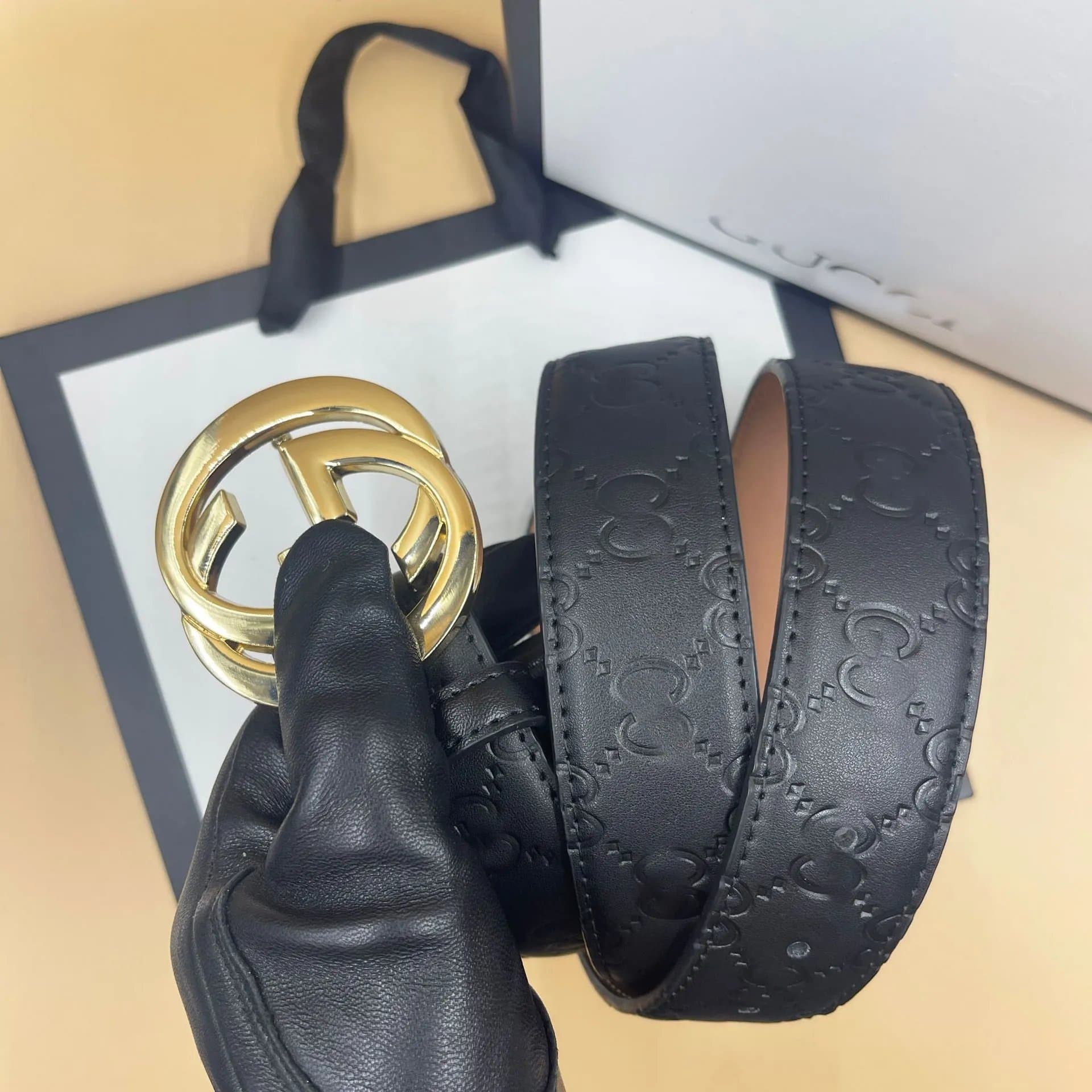 Gucci GG Marmont Belt Double G Buckle