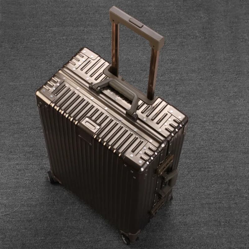 Rimowa Aluminum Suitcase Brushed Bronze