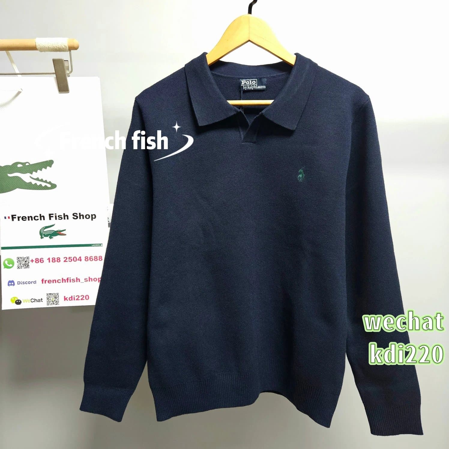 Polo Ralph Lauren Polo Knit Polo Classic Fit — 海军蓝