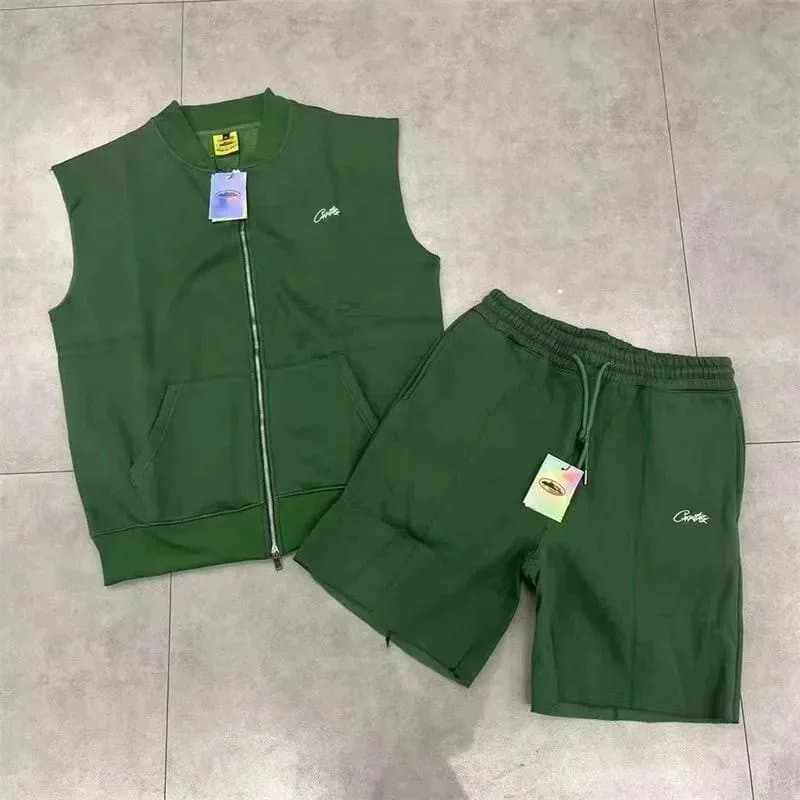 Vest and Shorts Set Corteiz Logo