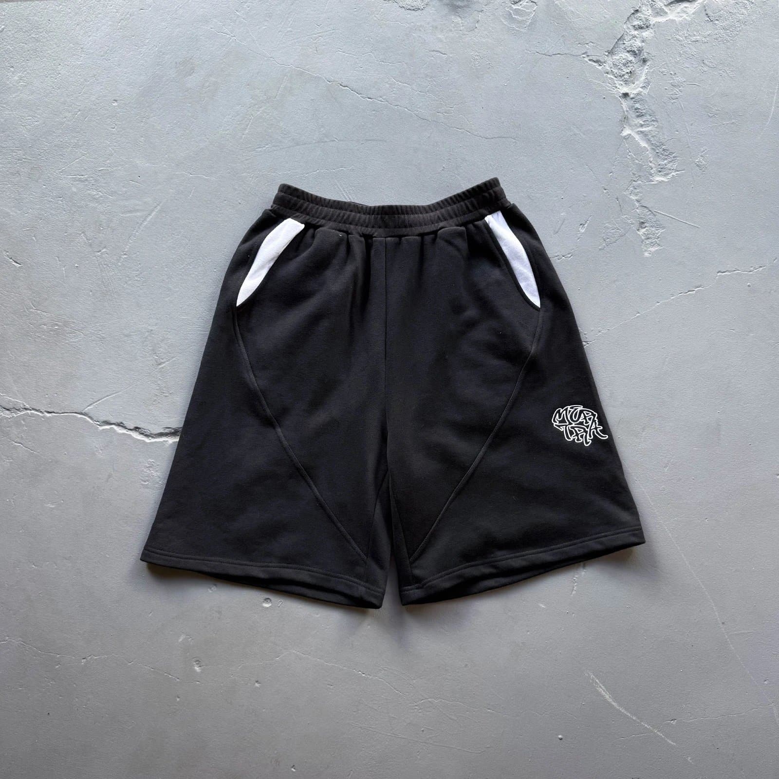 Sp5der Track Shorts Contrast Panel
