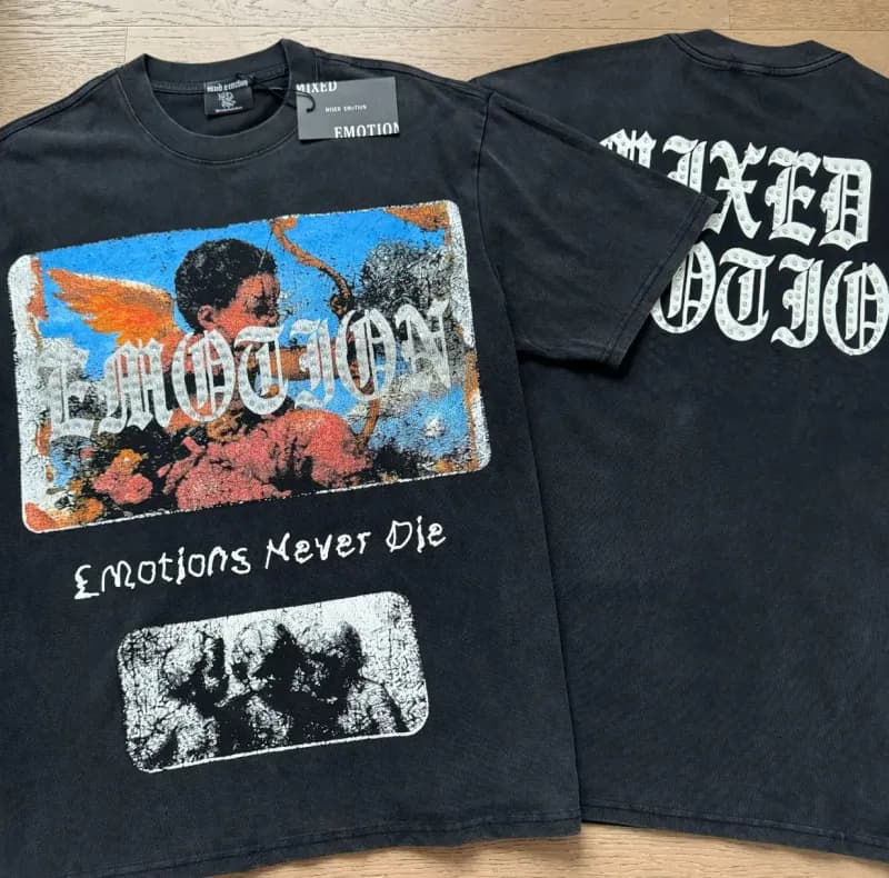 Mixed Emotion Graphic Tee Emotions Never Die