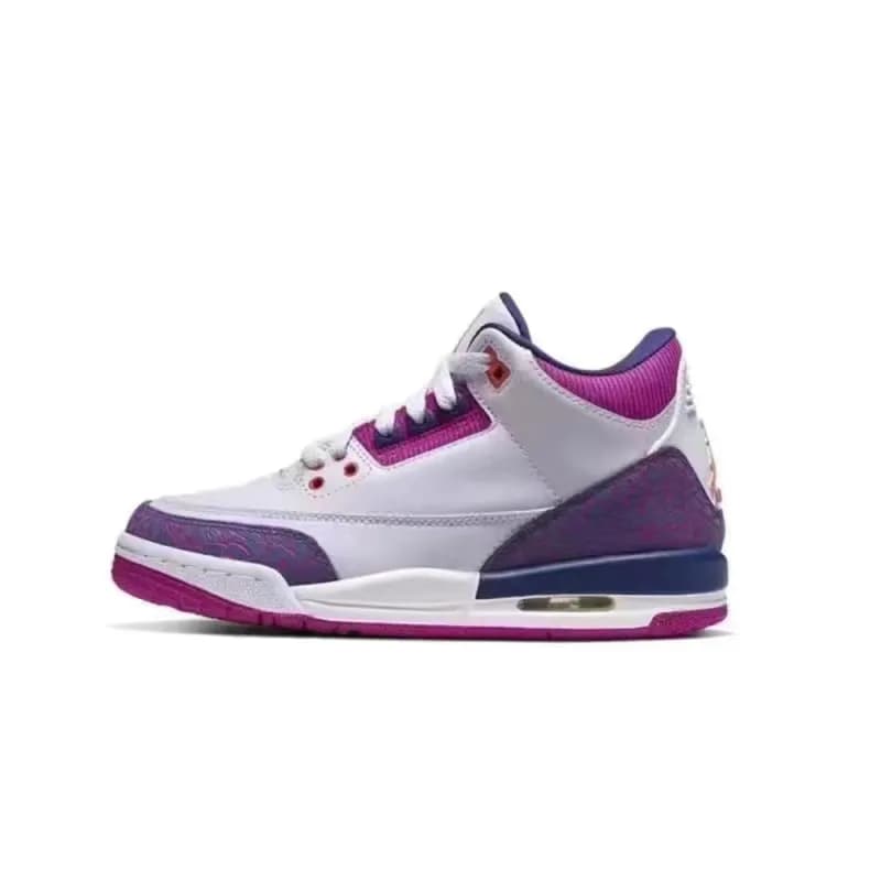 Air Jordan 3 True Red — aj3-粉紫