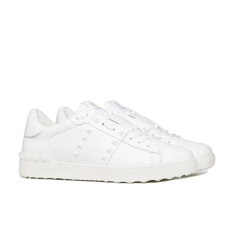 Valentino Rockstud Low Triple White