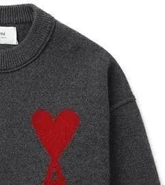 Amiri Knit Sweater Heart Logo