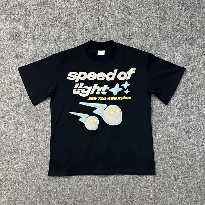 Broken Planet Space Trails Tee Visit the Hills Graphic — BP-T111黑色