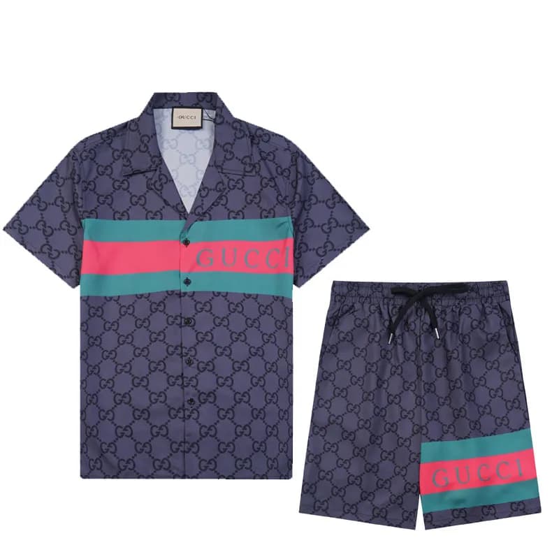 Gucci GG Print Set Web Stripe