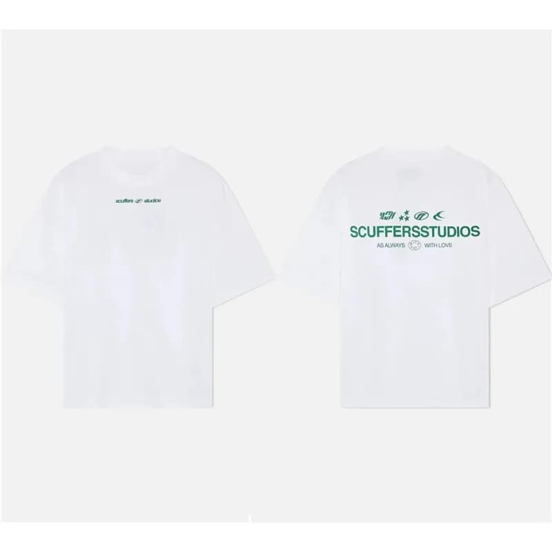 Sacai Graphic T-Shirt Everyday Urban Aesthetics — 15-白色