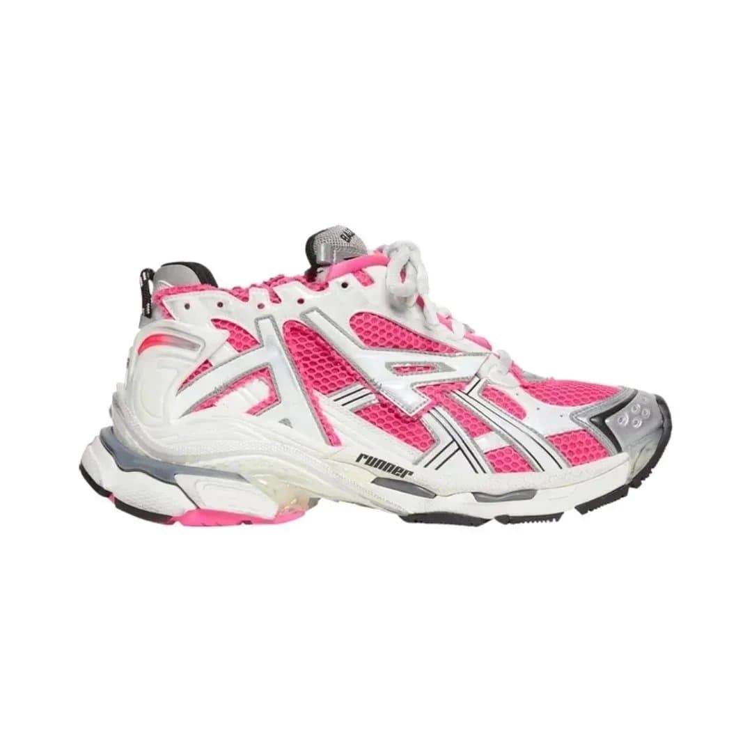 Balenciaga Triple S Graffiti — EU35-EU46（留言备注尺码）无半码 · White Neon Pink