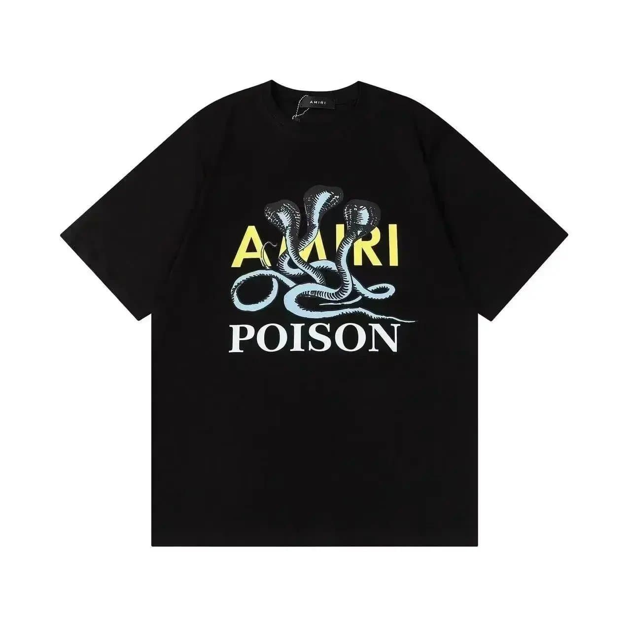 Amiri Graphic Tee Dripping Logo — ALBB-018