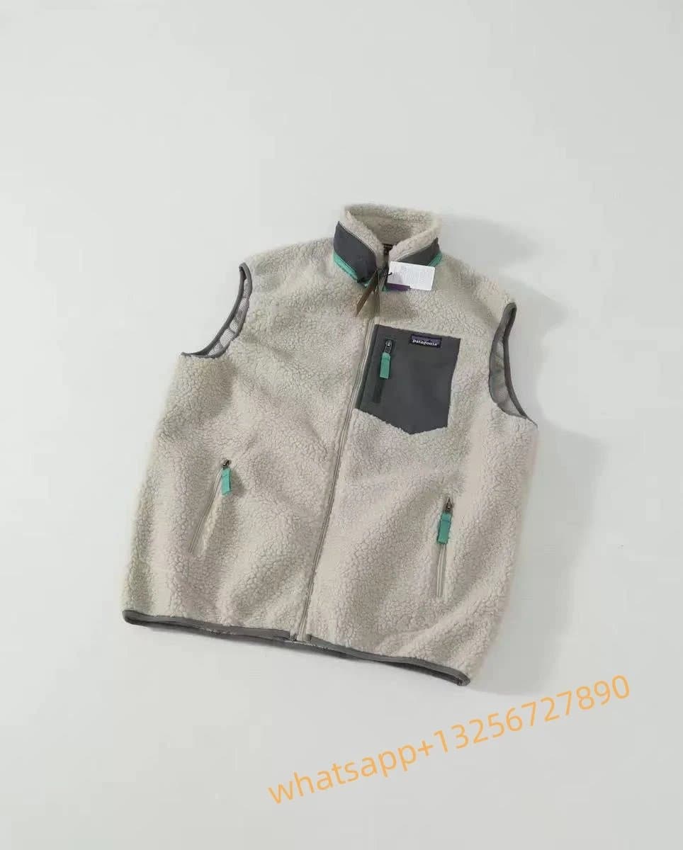 Patagonia Fleece Vest Purple with Navy Accents — 07