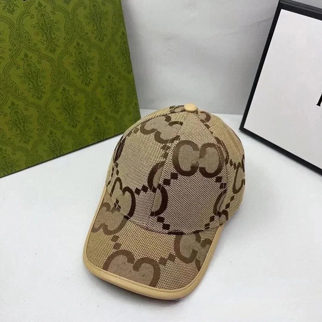 Gucci Baseball Cap GG Monogram — Khaki