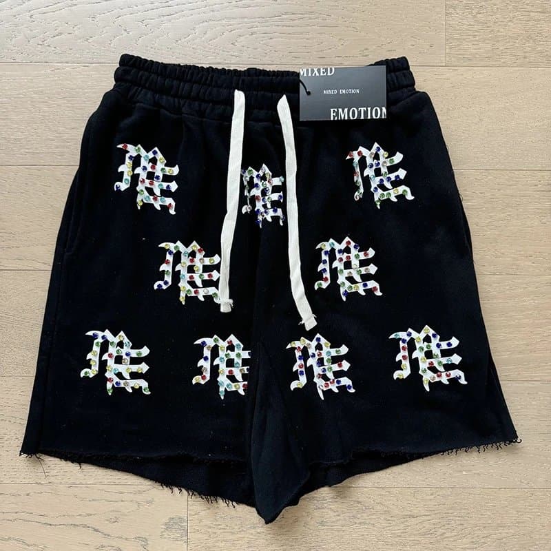 Mixed Emotion Emotion Shorts Script Logo — X0017黑色