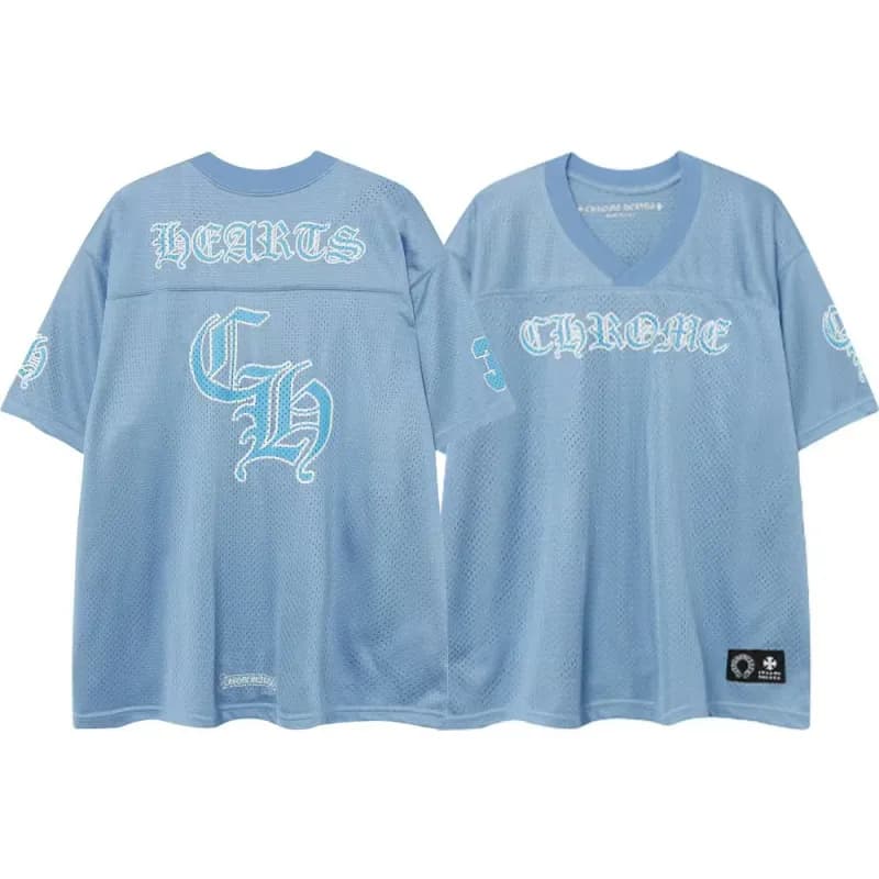 Chrome Hearts Mesh Jersey Hearts Chrome Logo