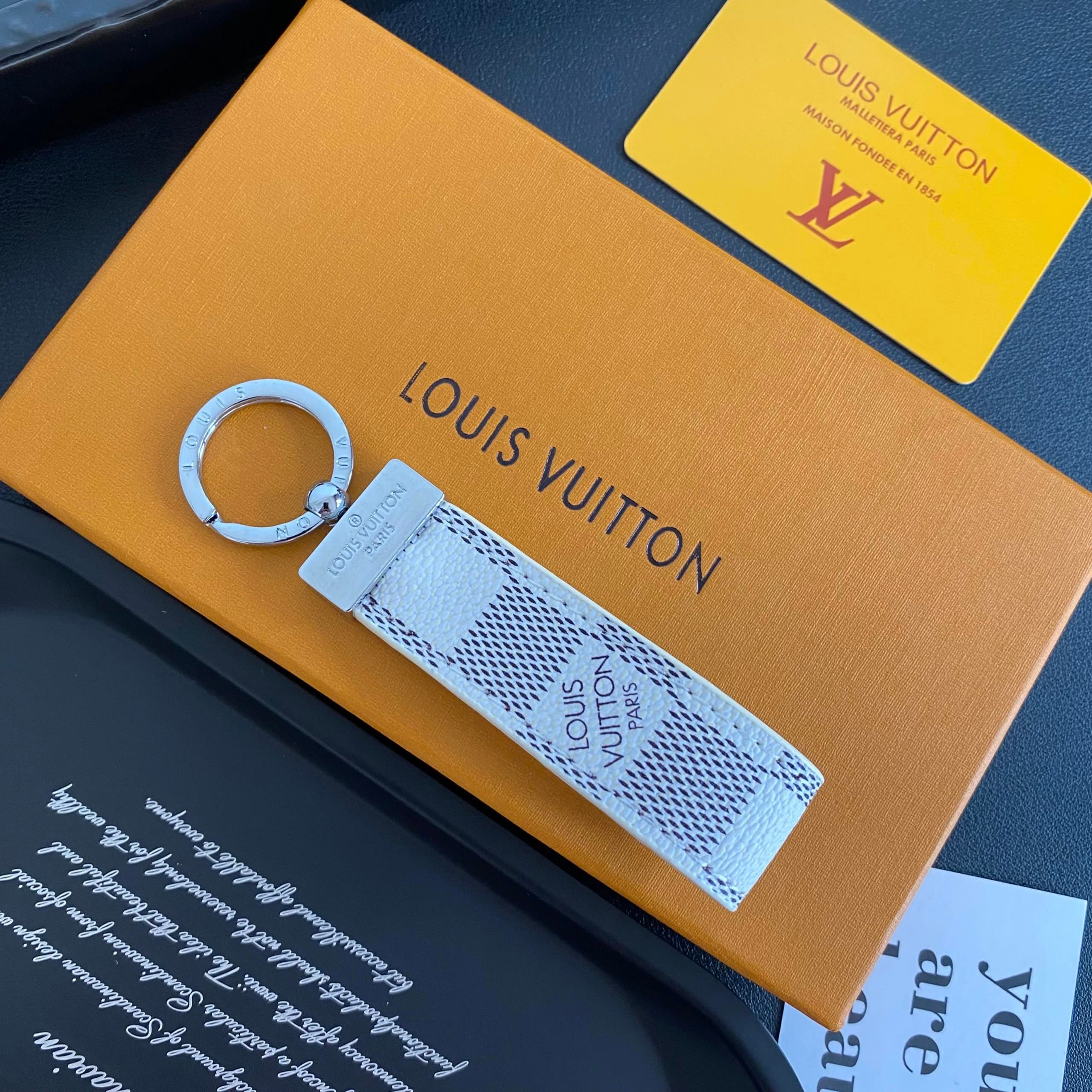 Louis Vuitton Key Holder Damier Azur