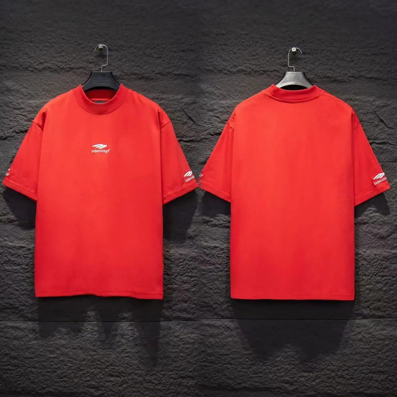 Balenciaga Logo T-Shirt Oversized Script — 86