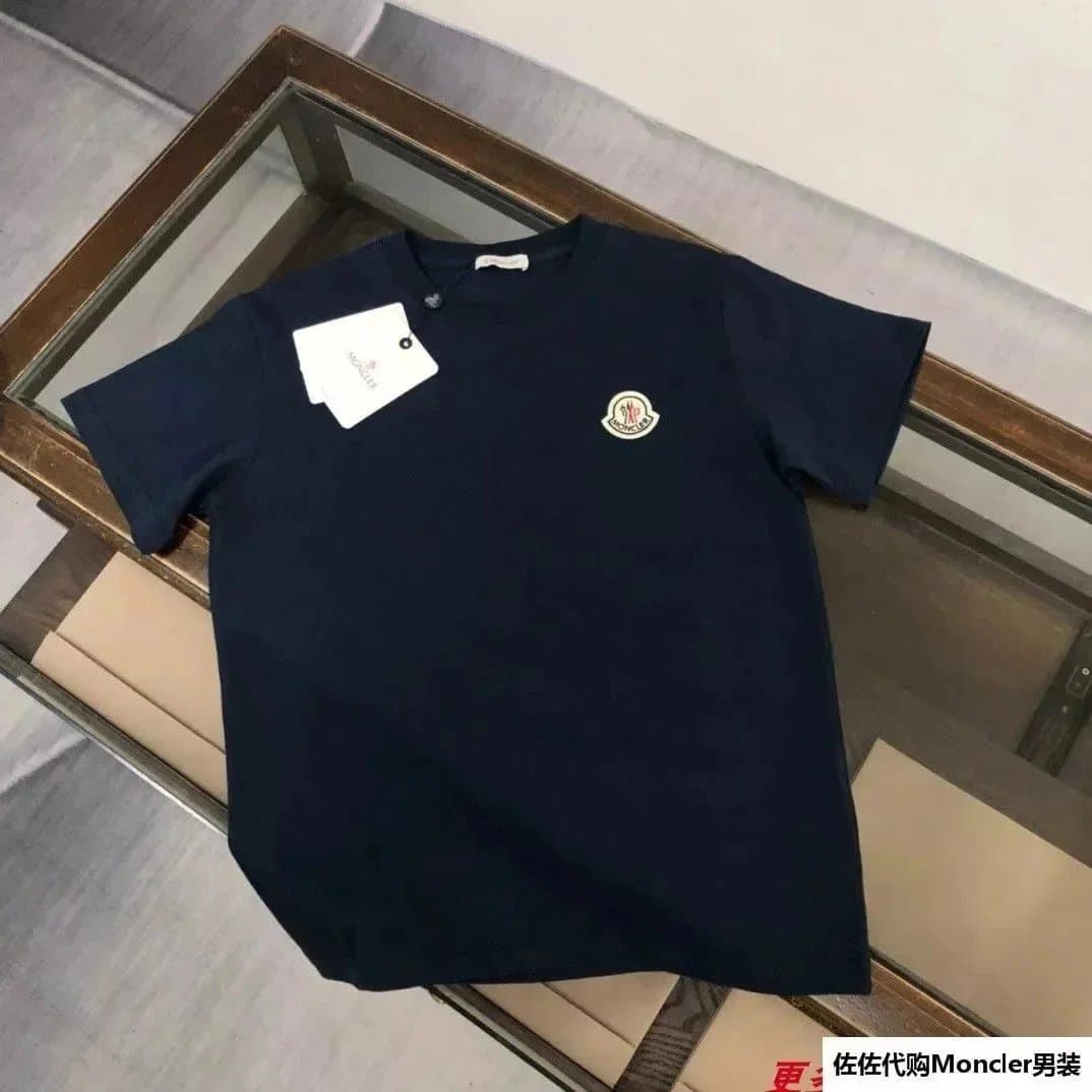 Moncler Logo T-Shirt White Logo — Short Sleeve Style 8