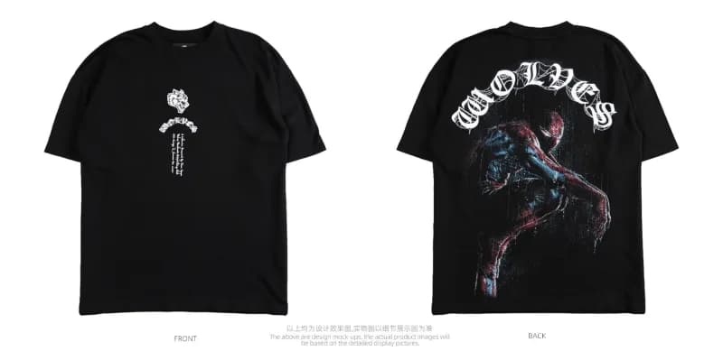 Gallery Dept. Graphic T-Shirt Wolves Spider-Man Print