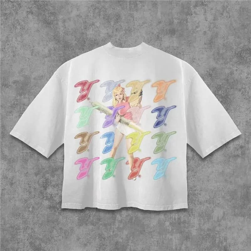 Palace Supra RZ Graphic Tee Initial D Collab — 白色4