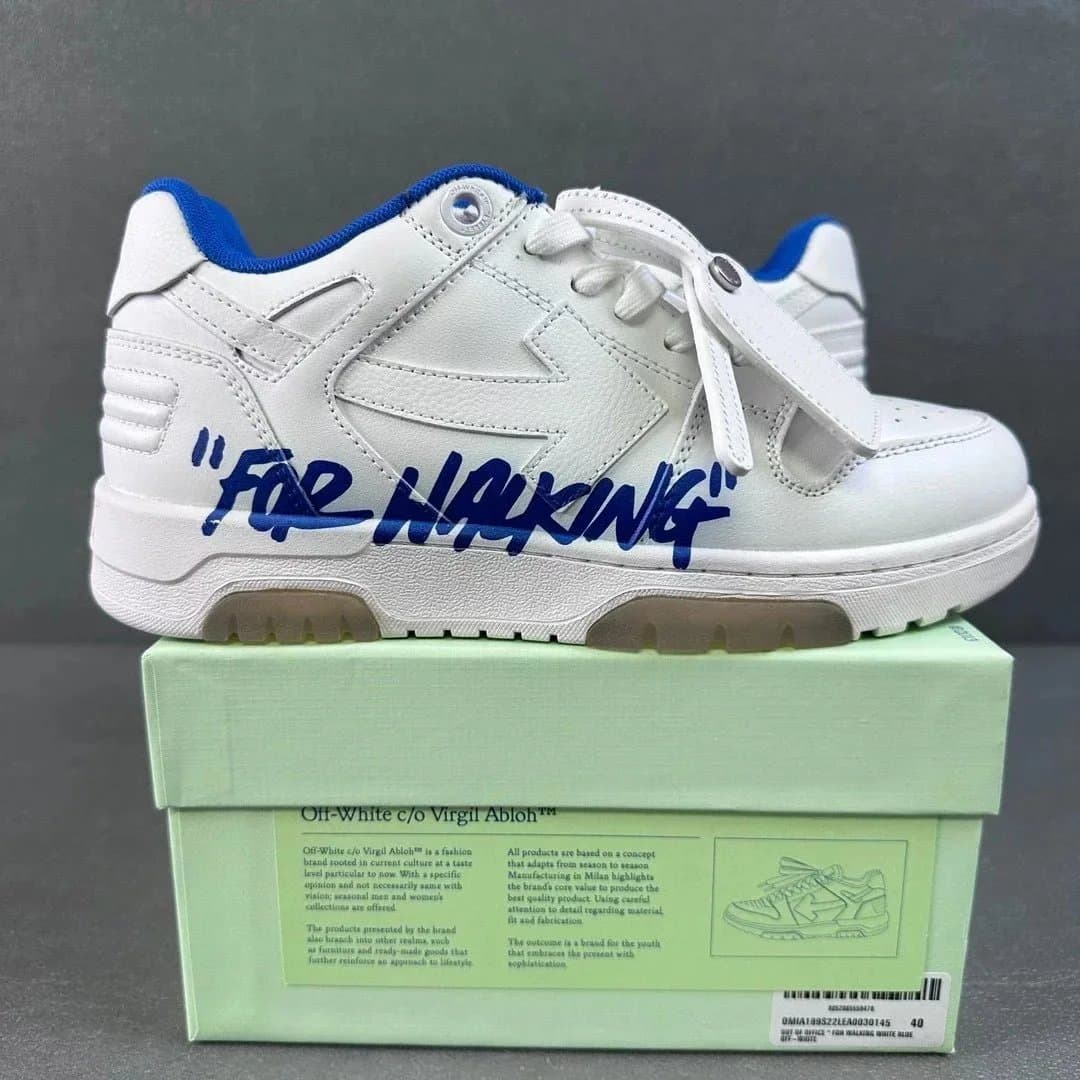 Off-White Diagonal Arrow Sneaker White Pink — 白蓝涂鸦30145