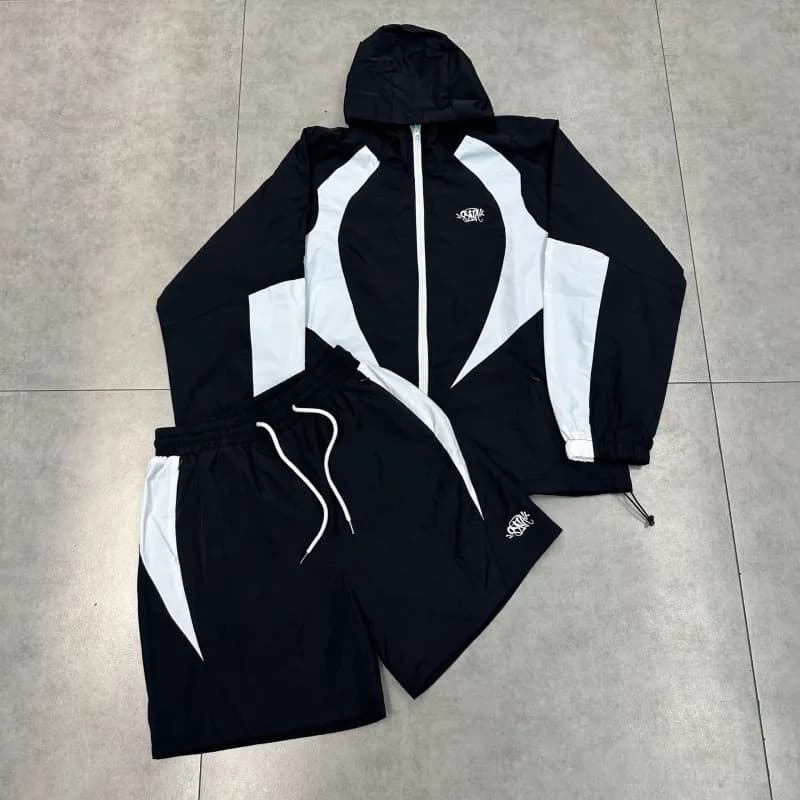 Sp5der Windbreaker Set Contrast Panel