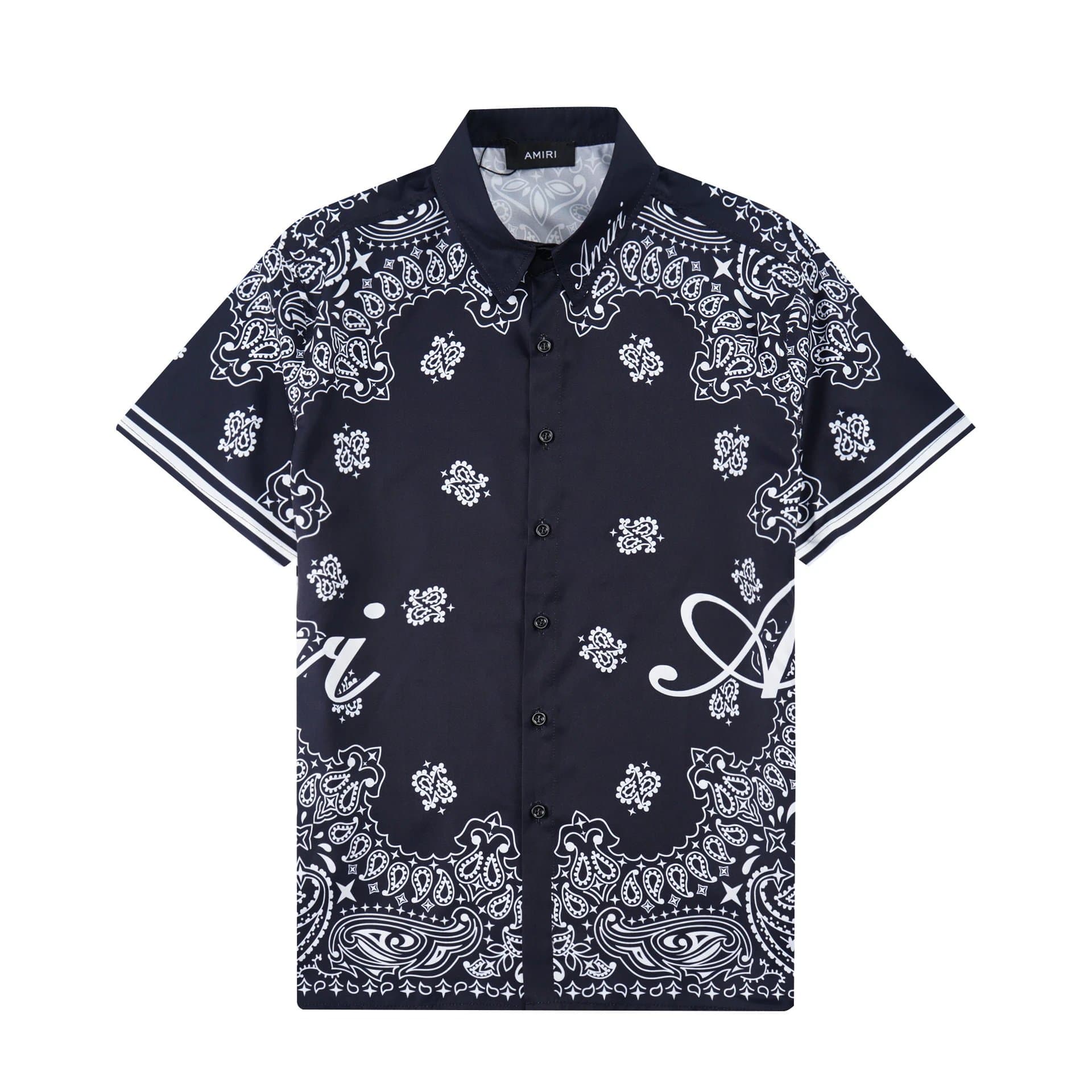 Prada Printed Shirt Patterned — 9677黑