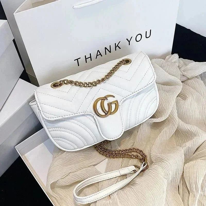Gucci GG Marmont Mini Matelassé Chain Shoulder Bag