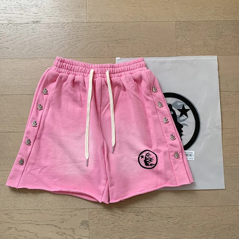 Trapstar Embroidered Shorts Flame Star Patch