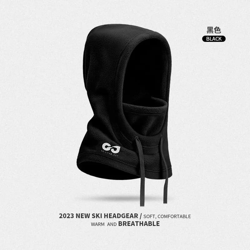 Neck Gaiter Solid Black — DMZ96 黑色 3合一帽子  均码