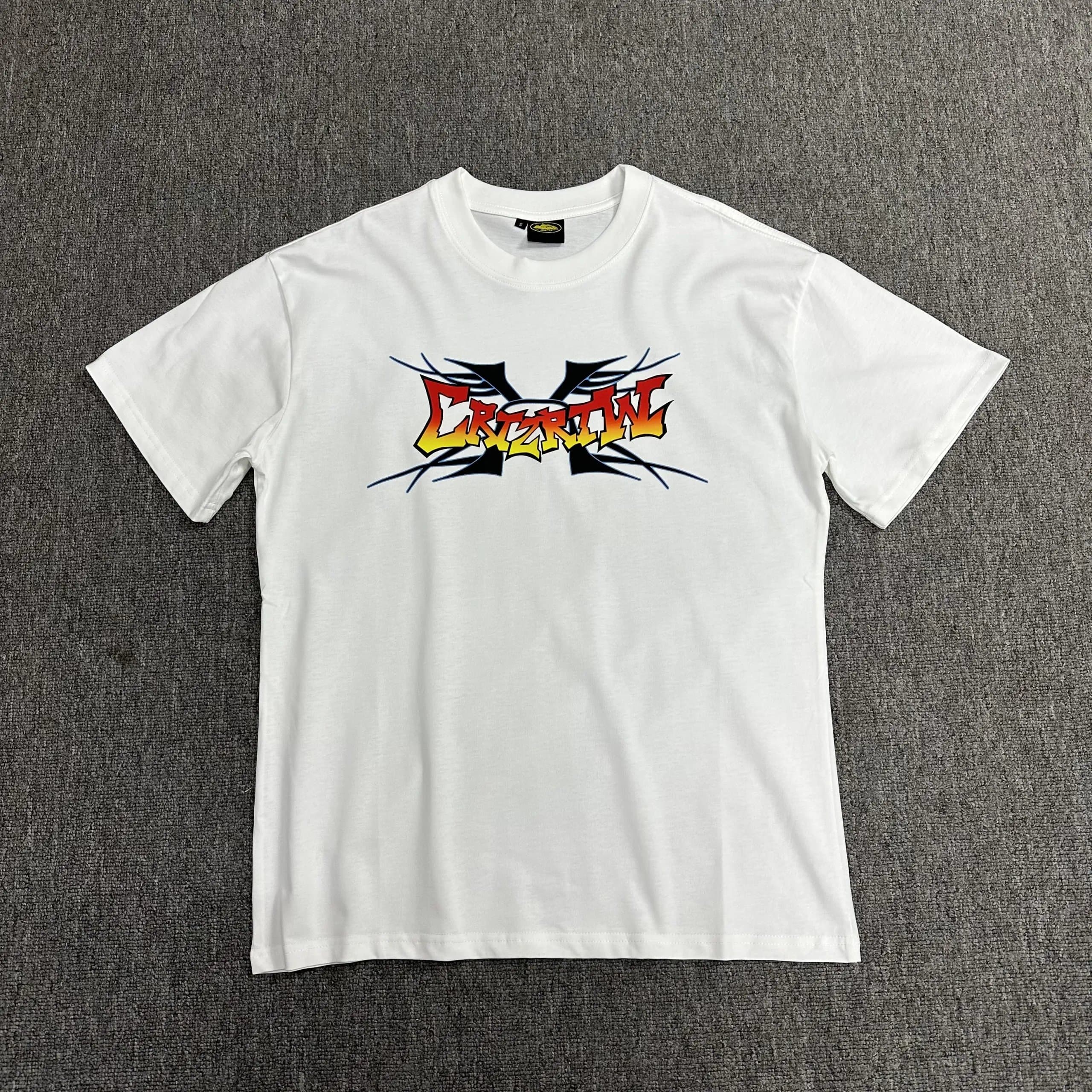 Corteiz Logo Tee Red Script — 23