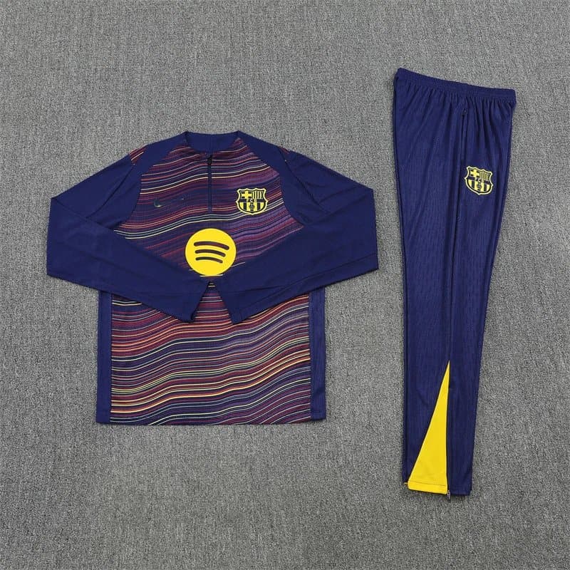 Adidas Training Tracksuit Real Madrid — 2526巴萨黄蓝色【迷彩款】
