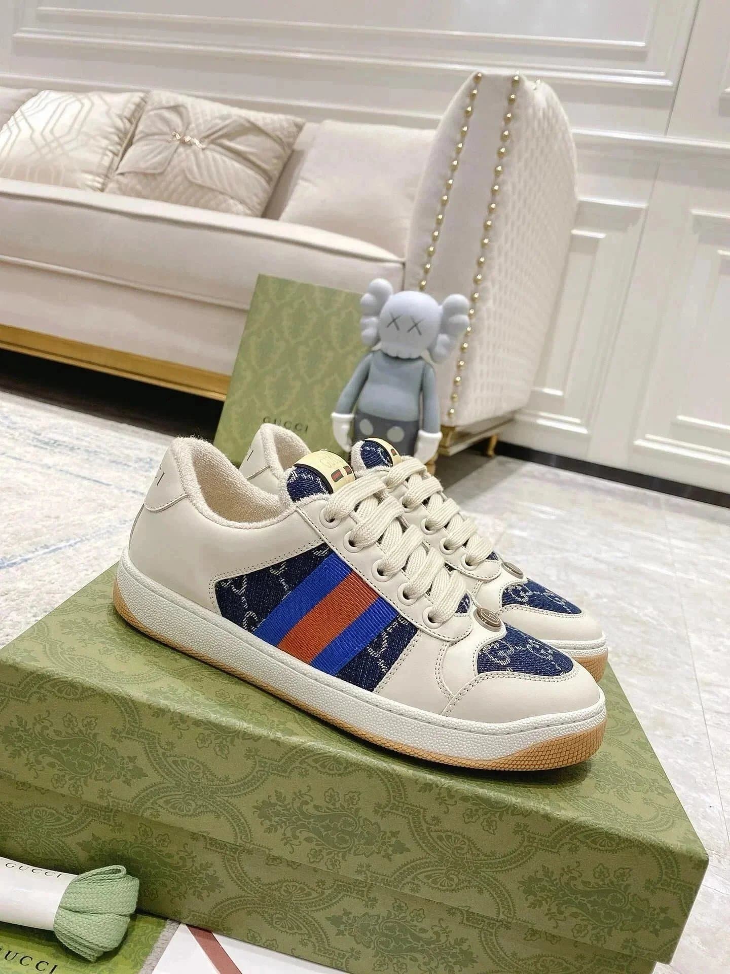 Gucci Horsebit 1955 Sneaker Web Stripe — 12