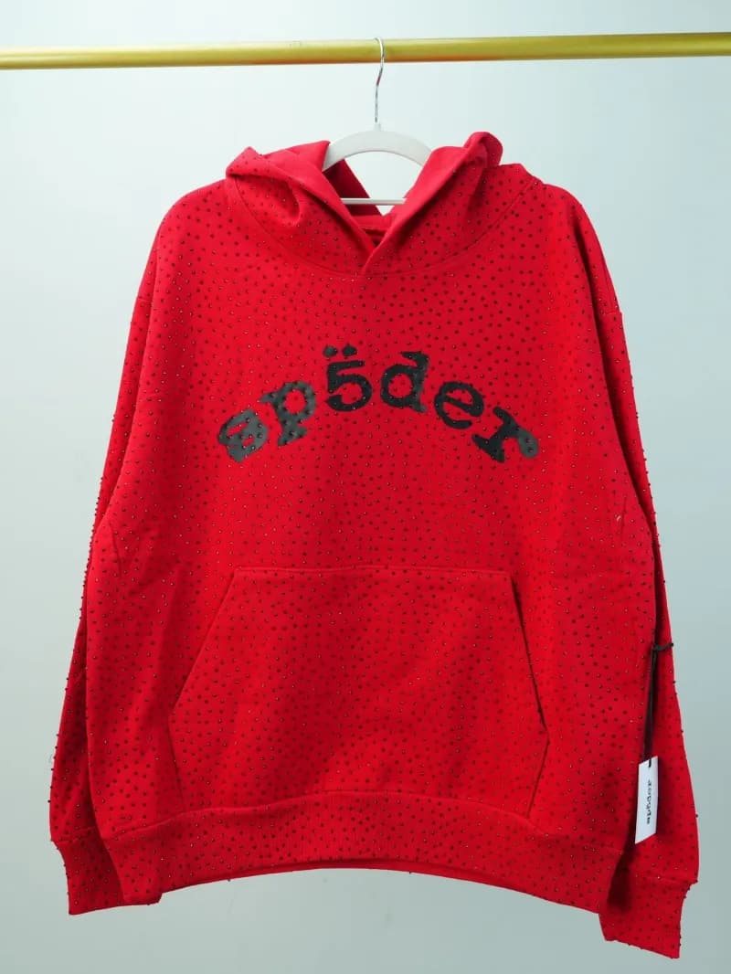 Sp5der Hoodie Perforated Logo