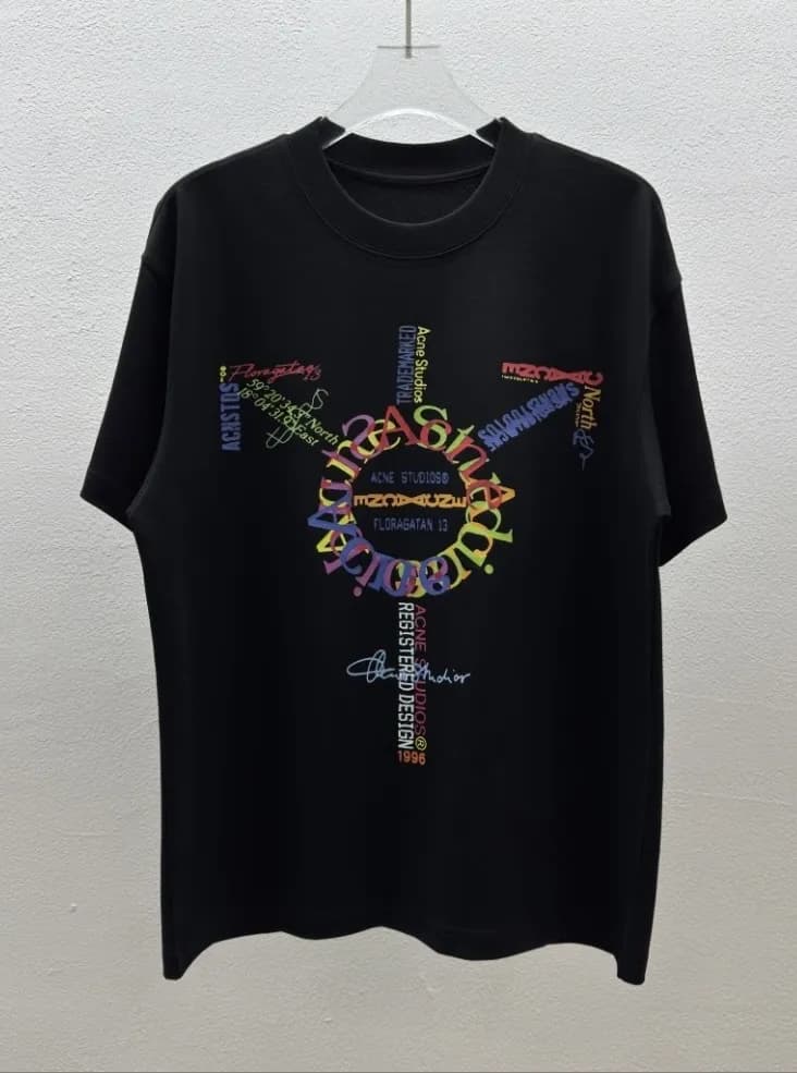 Acne Studios Logo T-Shirt Embroidered — 12