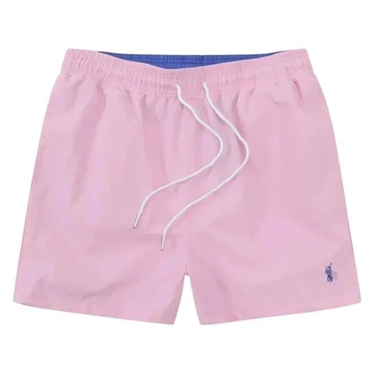 Polo Ralph Lauren Drawstring Shorts Solid White — 粉红色