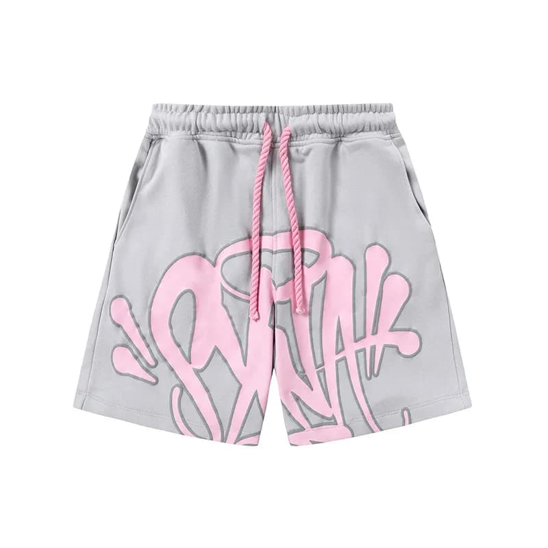 Supreme Graffiti Logo Set Light Blue — 浅灰色短裤