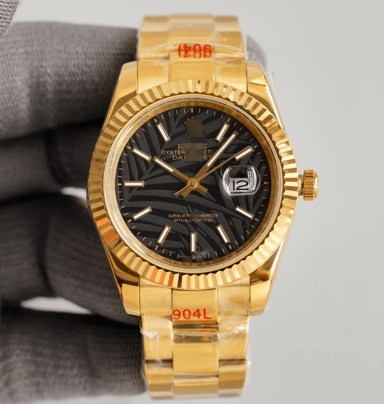 Rolex Datejust Black Palm Dial