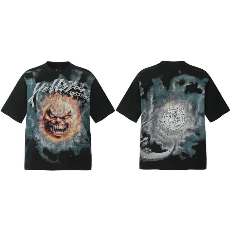 Hellstar Ribcage Tee Skeleton Print — SS1110