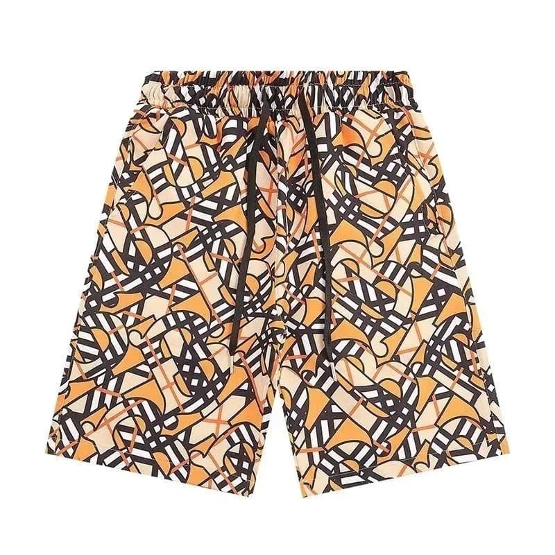 Burberry Monogram Shorts Icon Stripe Panel — 020105002