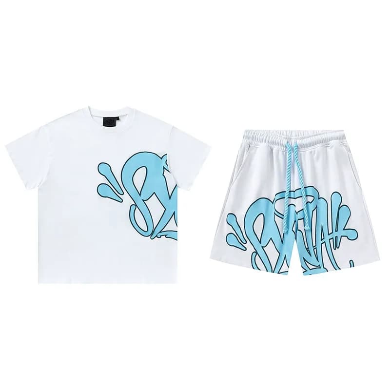 Corteiz Graffiti Logo Set Ice Blue Spray