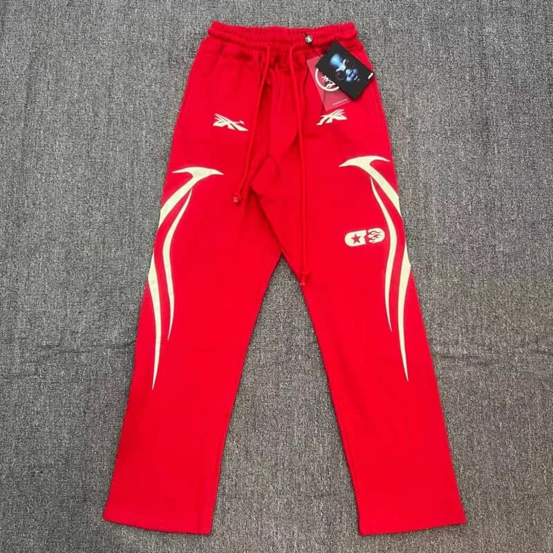 Reebok Track Pants Flame Graphic