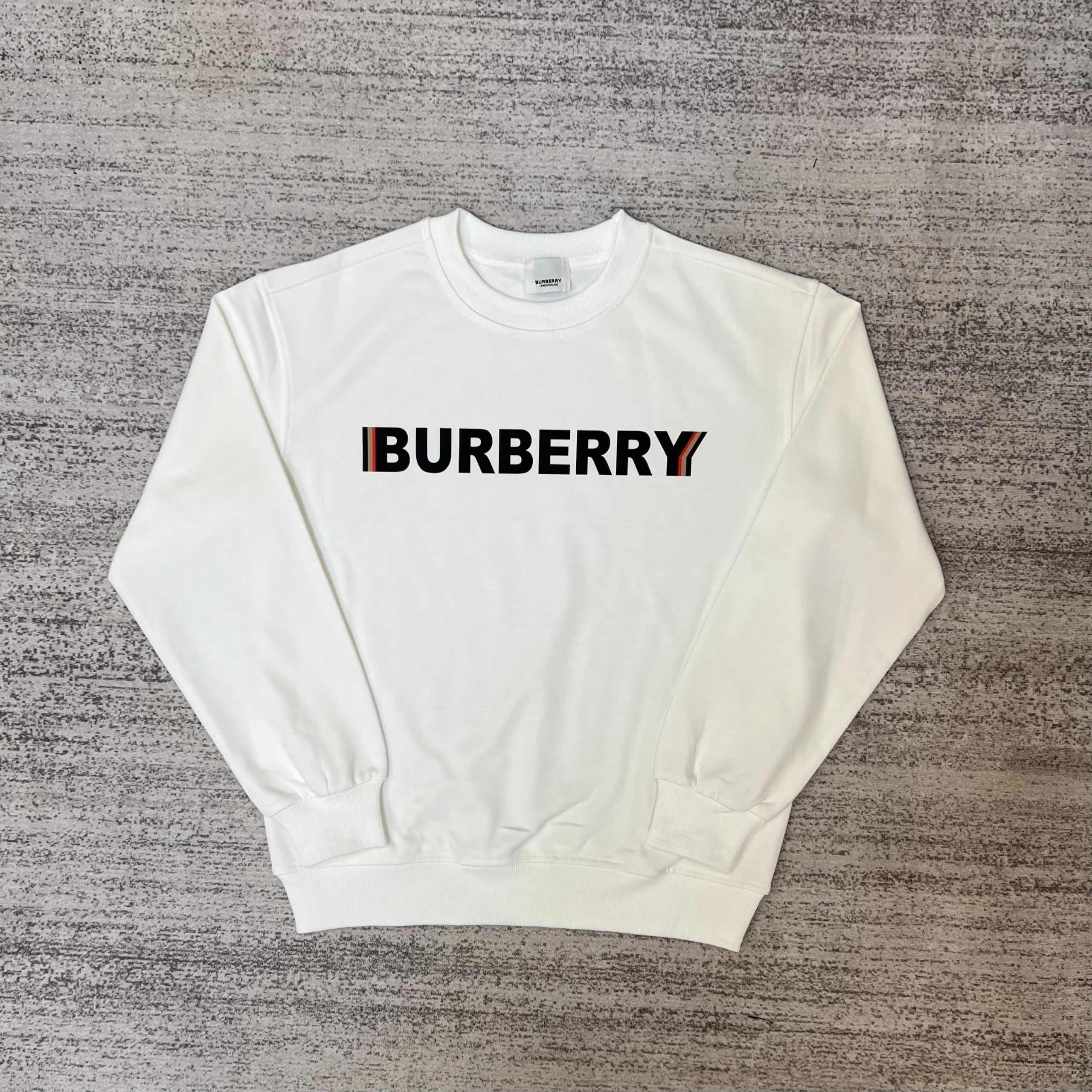 Burberry Crewneck Sweatshirt Logo Print