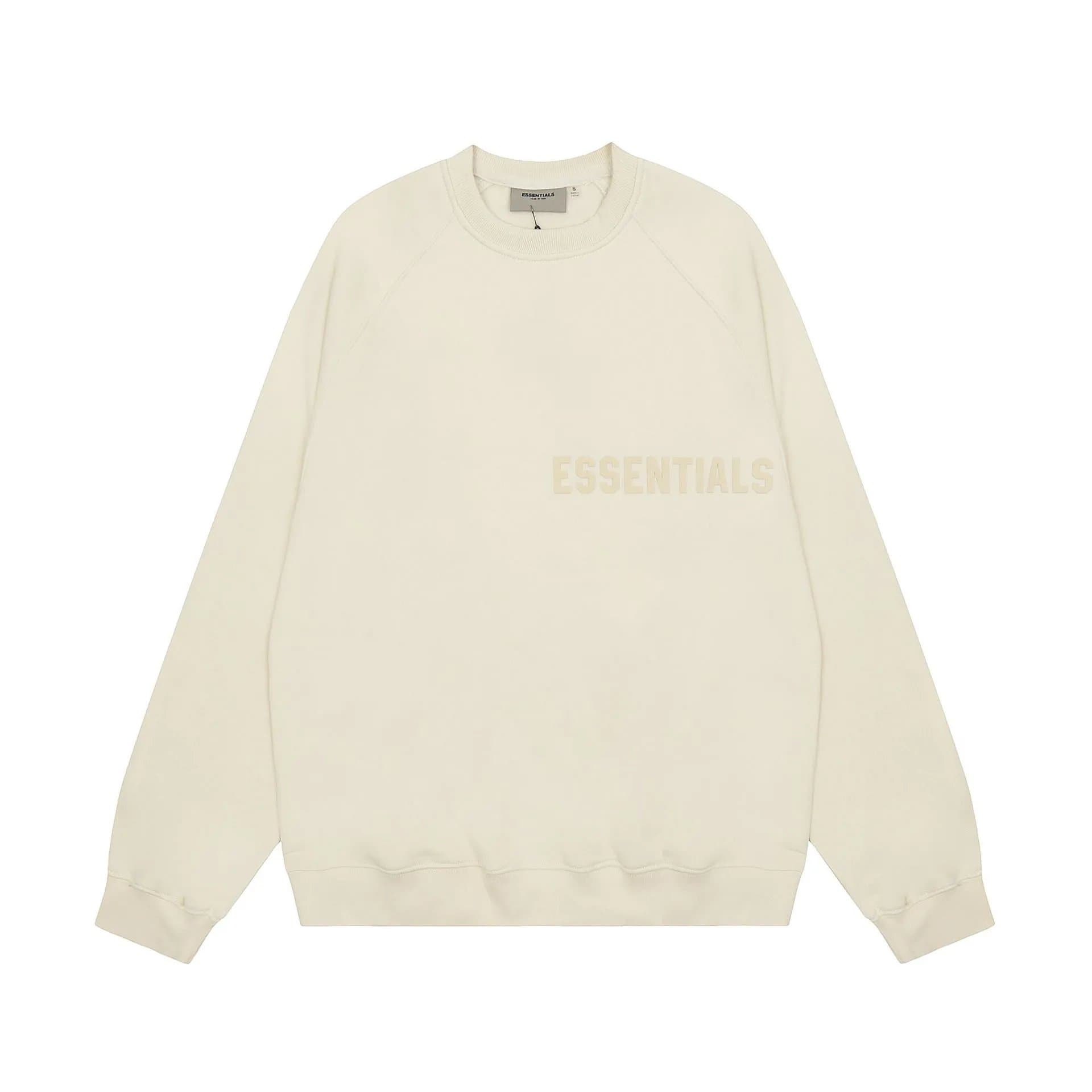 Fear of God Essentials Hooded Sweatshirt Essentials Logo — V2333杏色