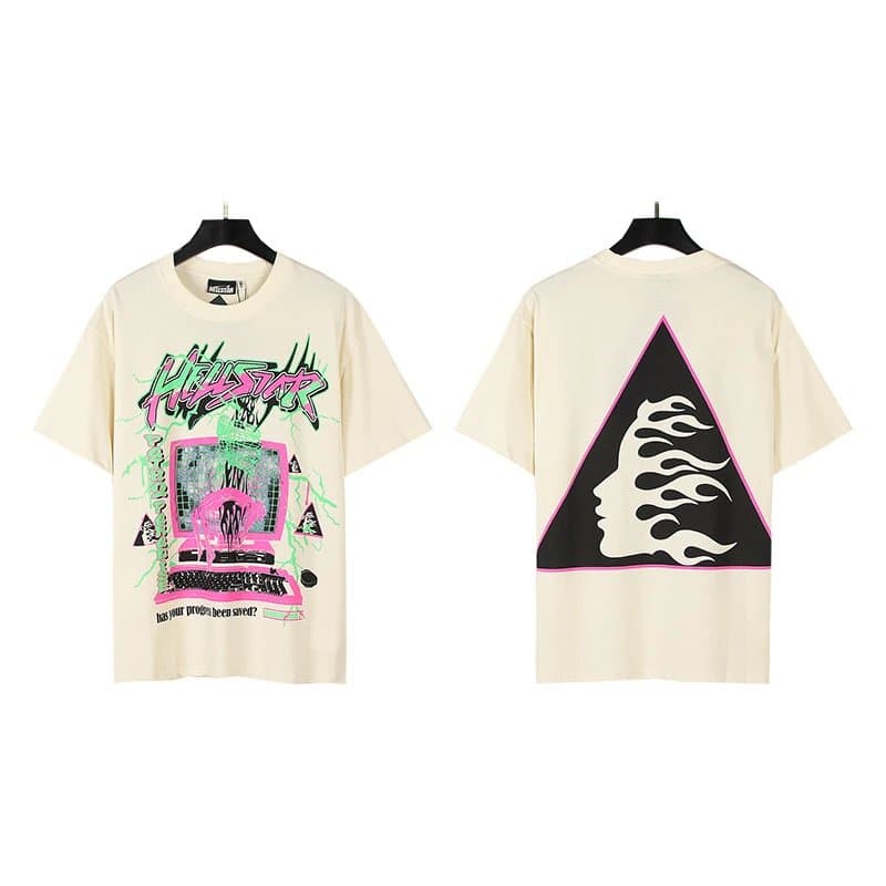 Hellstar Graphic Tee Acid Wash Logo — 70