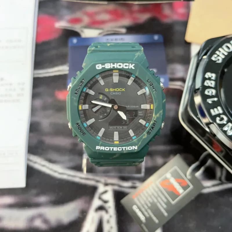 Casio G-Shock GA-2100 Full White — 33号